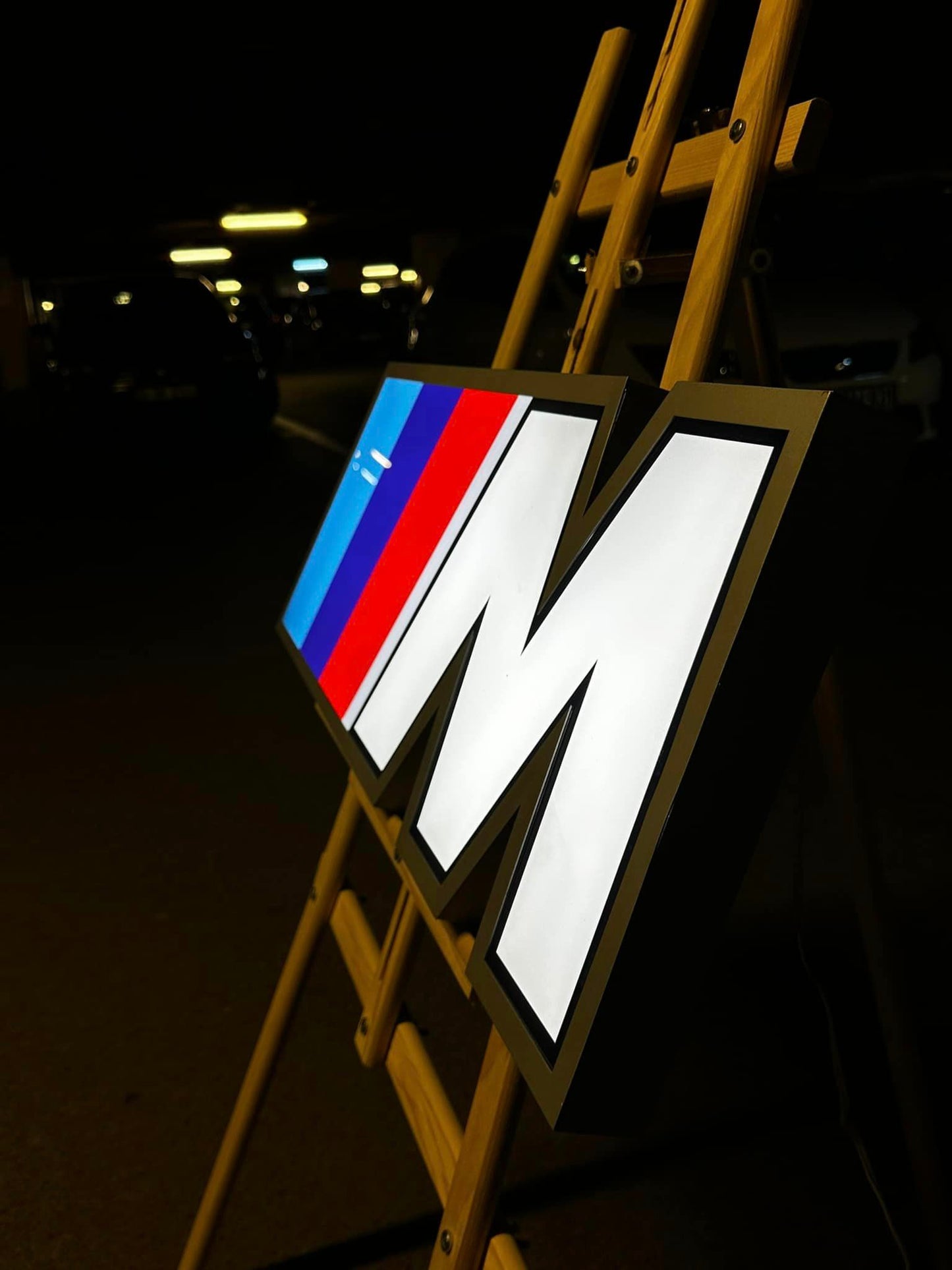 M Power Logo Garage Sign