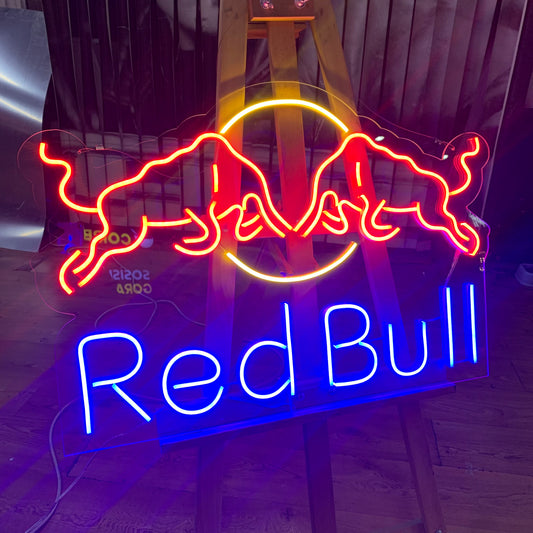 Red Bull Vintage Logo Sign