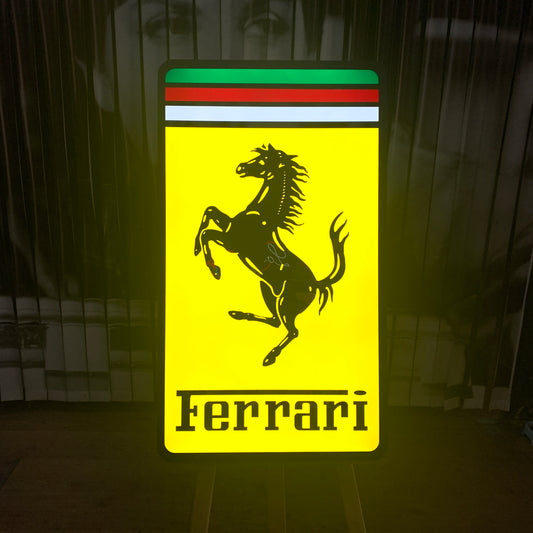 Ferrari Logo Garage Sign